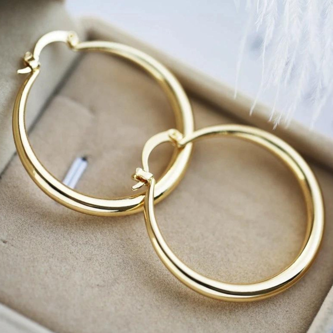 Bethany Bold Gold Earrings | Nooklyst