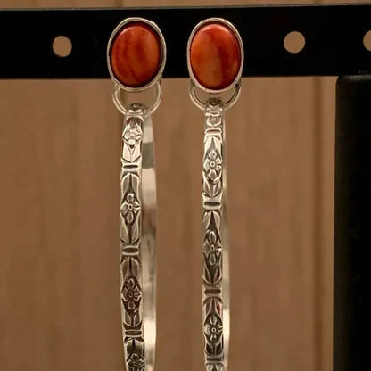 Vintage Onyx Boho Earrings | Nooklyst