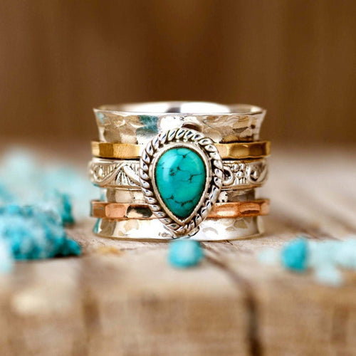 Bohemian Vintage Turquoise Ring | Nooklyst