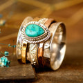 Bohemian Vintage Turquoise Ring | Nooklyst