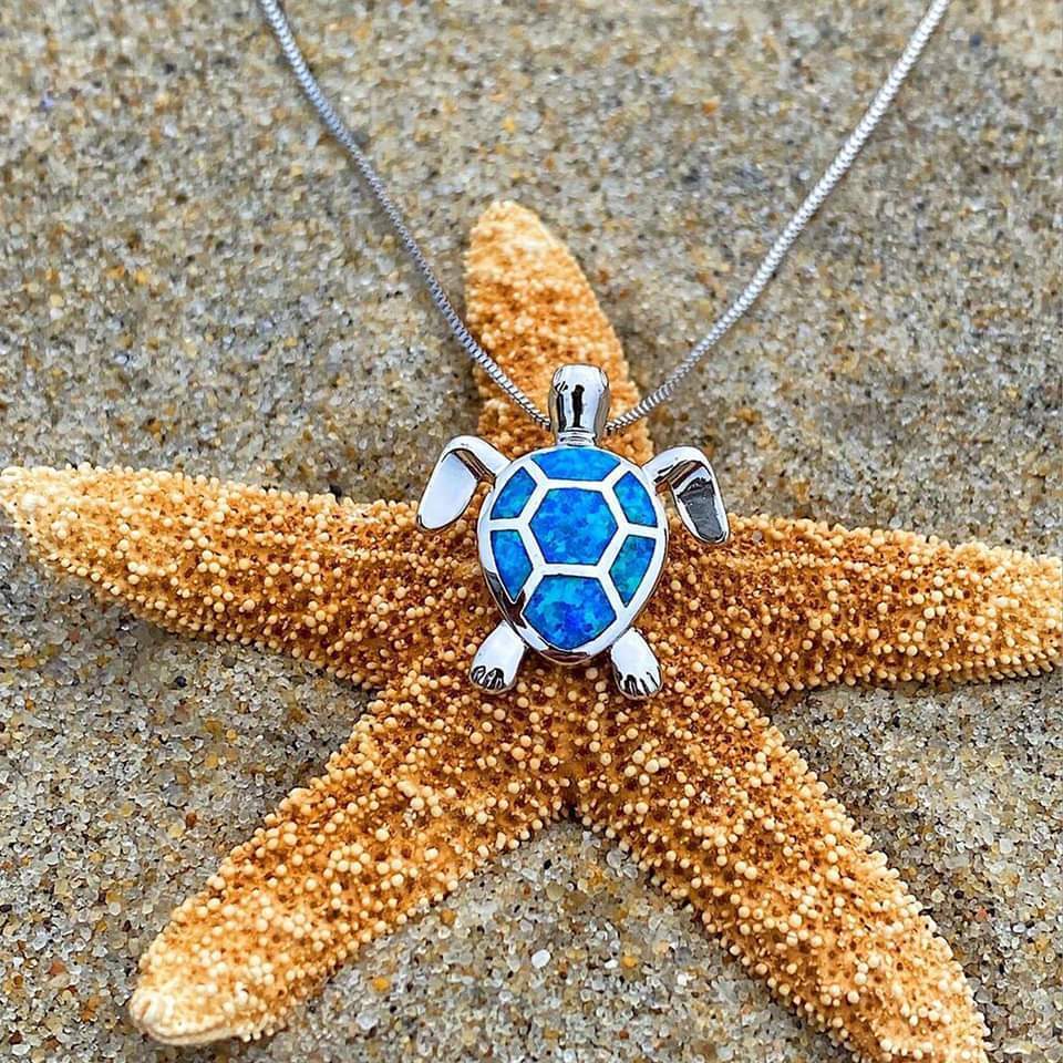 Opal Sea Turtle Jewelry Set | Nooklyst