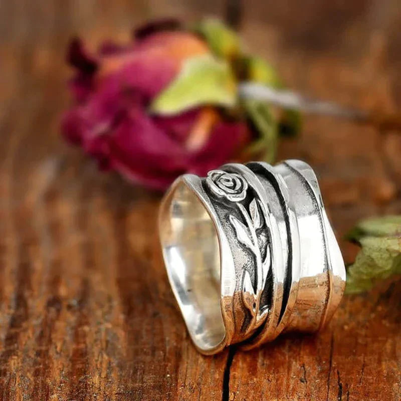 Vintage Silver Flower Ring | Nooklyst