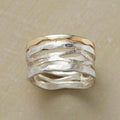 Timeless Gold & Silver Hollow Ring | Nooklyst