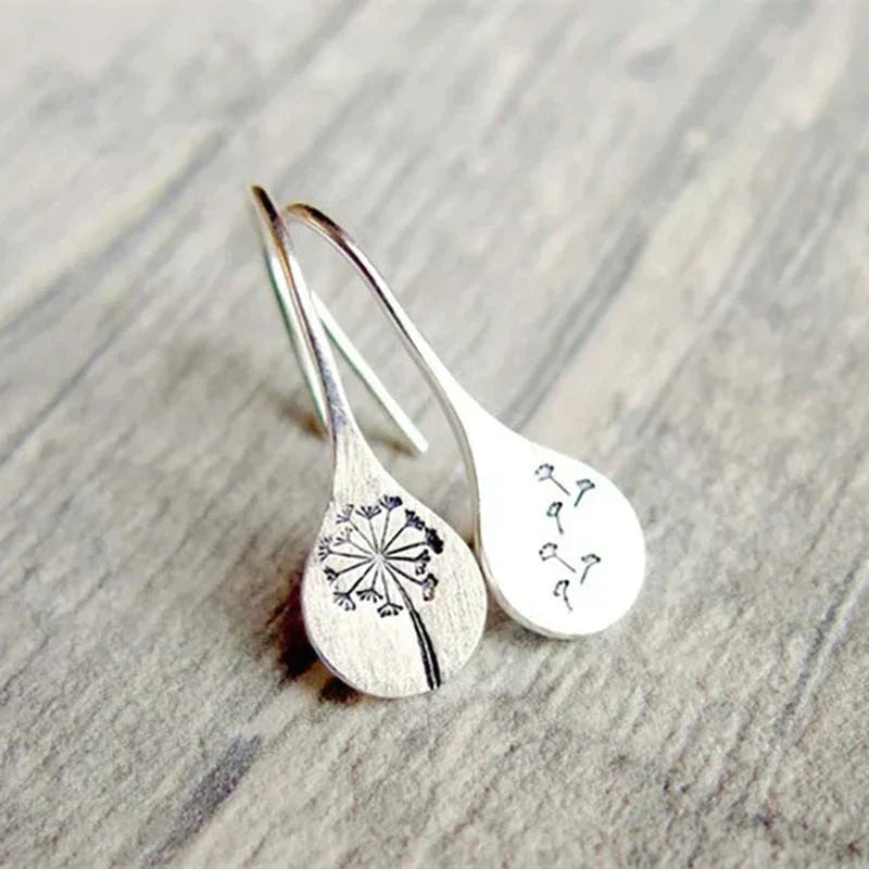 Vintage Silver Flower Earrings | Nooklyst