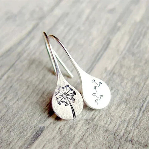 Vintage Silver Flower Earrings | Nooklyst
