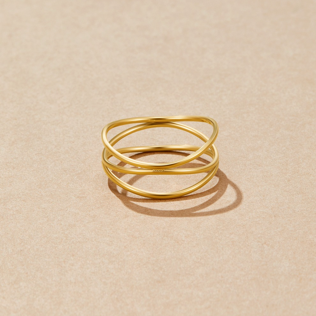 Infinity Loop Gold Ring | Nooklyst