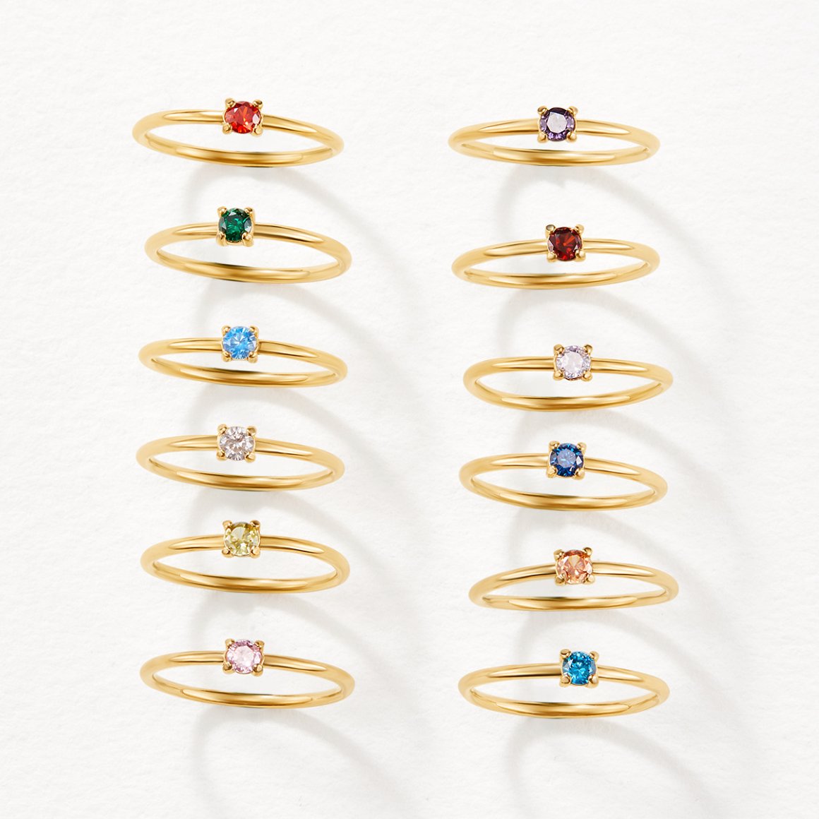 Unique Birthstone Rings | Nooklyst