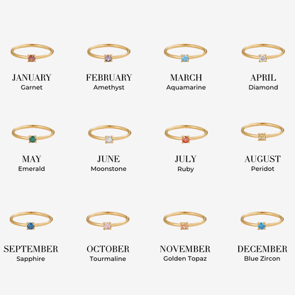 Unique Birthstone Rings | Nooklyst
