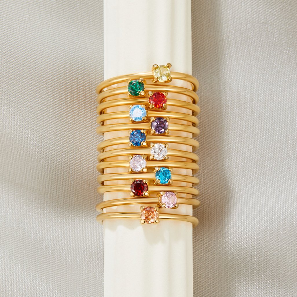 Unique Birthstone Rings | Nooklyst