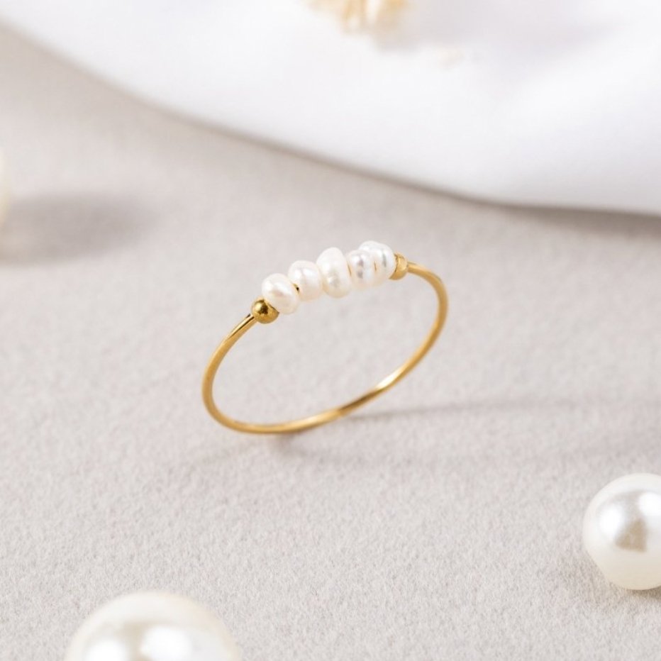 Grace Freshwater Pearl Ring | Nooklyst