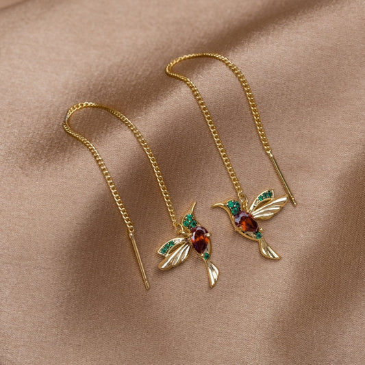 Chic Hummingbird Earrings | Nooklyst