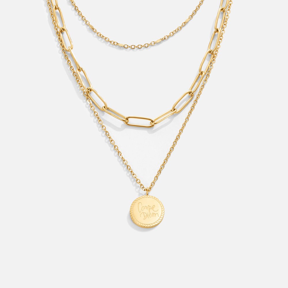 Janie Coin Layered Necklace | Nooklyst