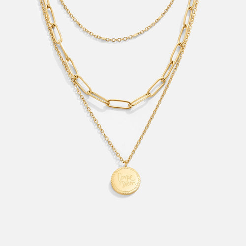 Janie Coin Layered Necklace | Nooklyst