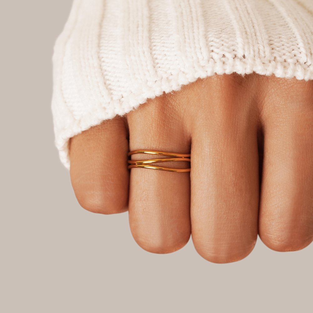 Infinity Loop Gold Ring | Nooklyst
