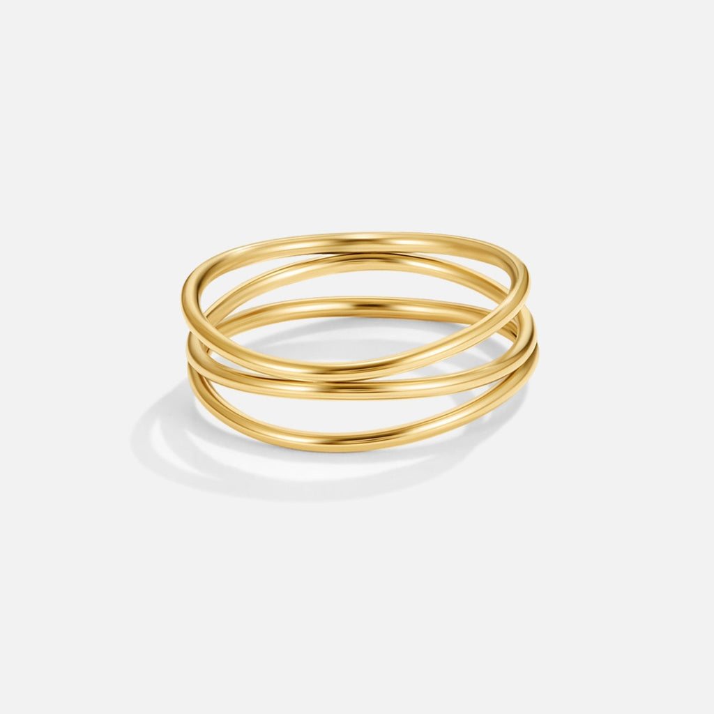 Infinity Loop Gold Ring | Nooklyst