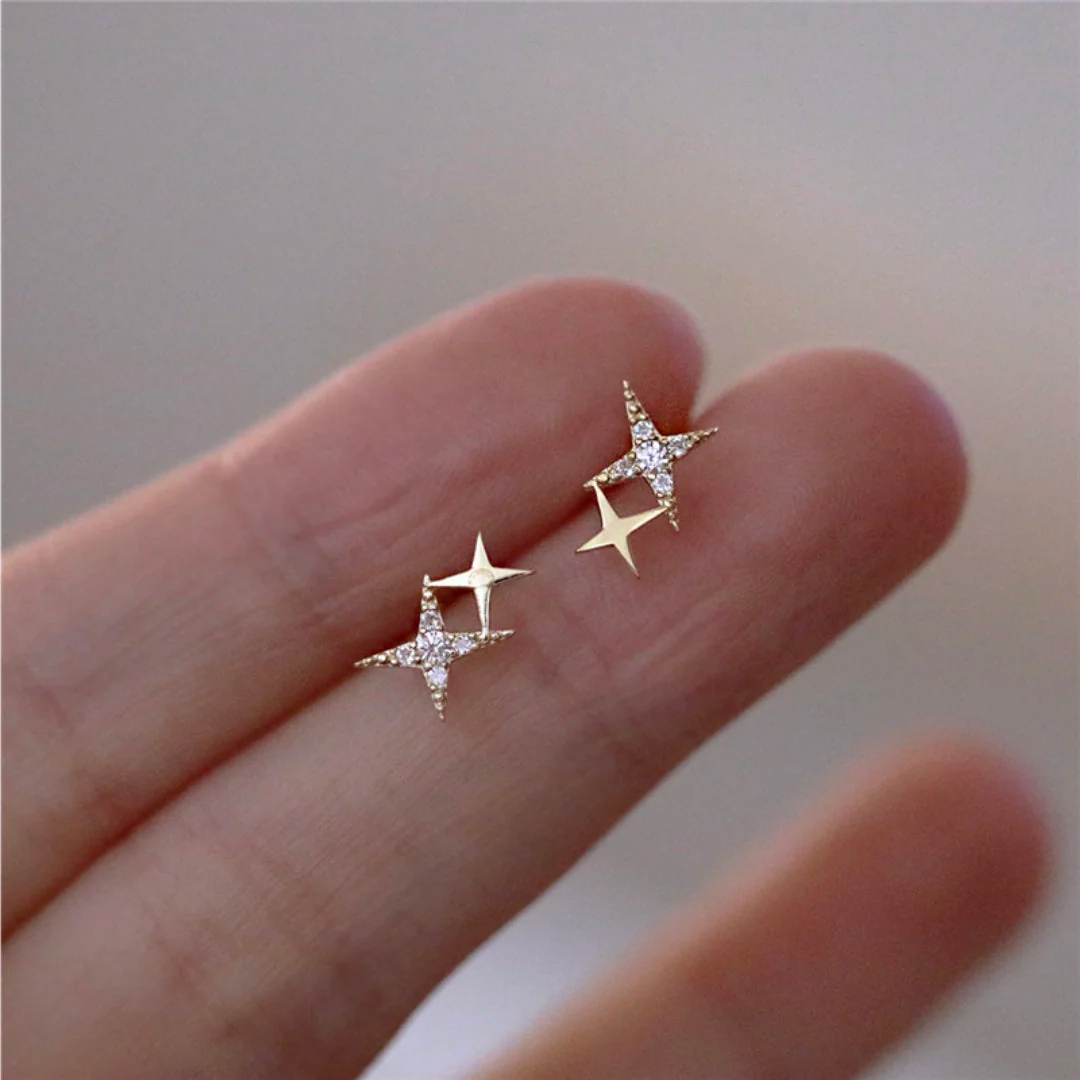 Shimmering Star Earrings | Nooklyst