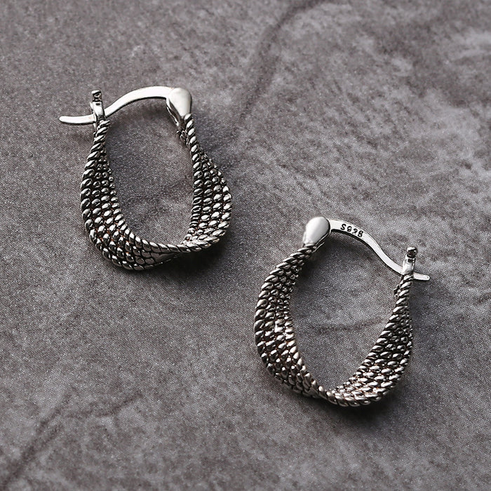 Chic Asymmetrical Silver Earrings | Nooklyst
