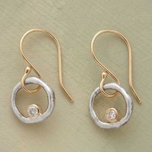 Retro Gold & Silver Earrings | Nooklyst