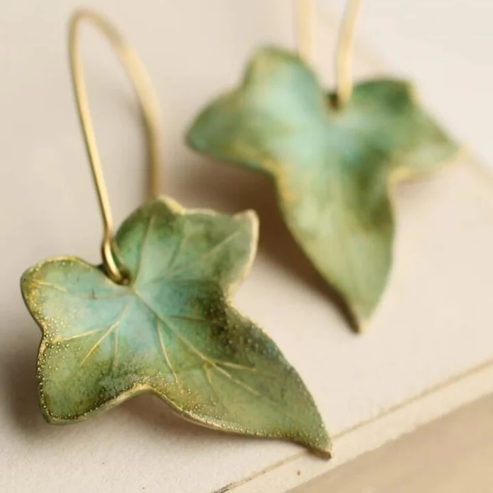 Elegance Vintage Leaf Earrings | Nooklyst