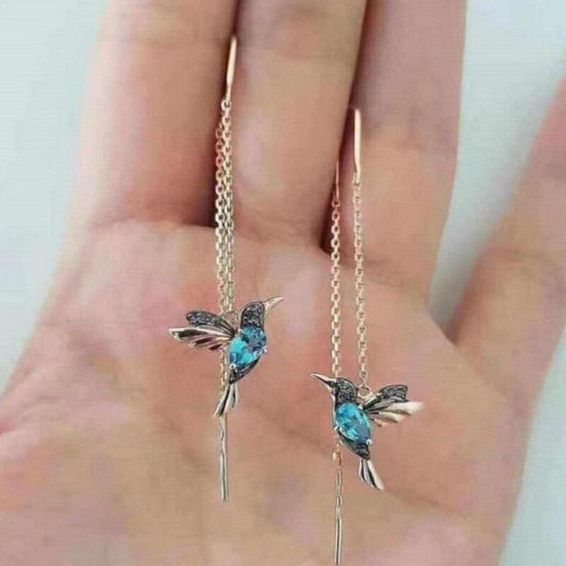 Colibri Enamel & Zirconia Earrings | Nooklyst