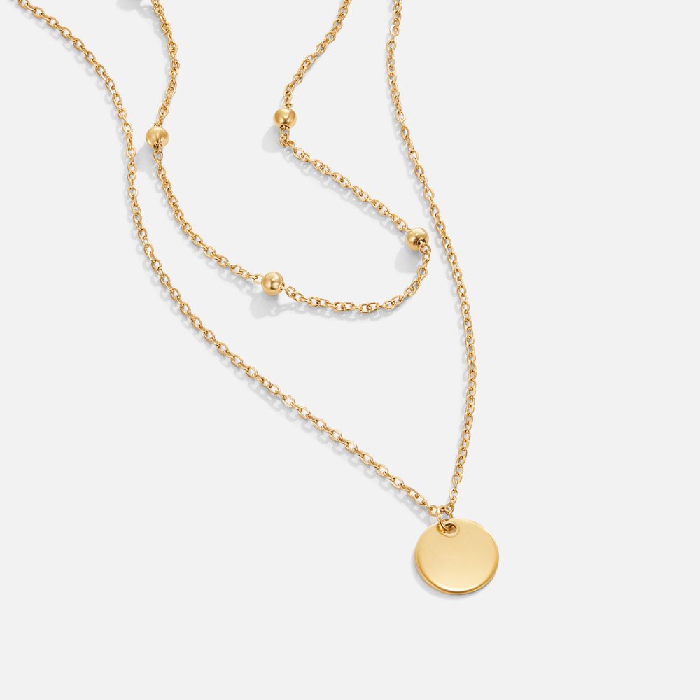 Layered Disc Necklace | Nooklyst