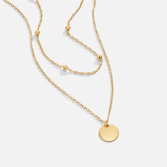 Layered Disc Necklace | Nooklyst