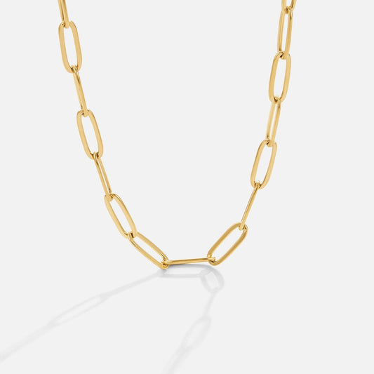 Clip Gold Necklace | Nooklyst