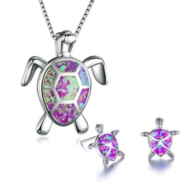 Opal Sea Turtle Jewelry Set | Nooklyst