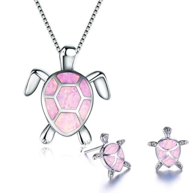 Opal Sea Turtle Jewelry Set | Nooklyst